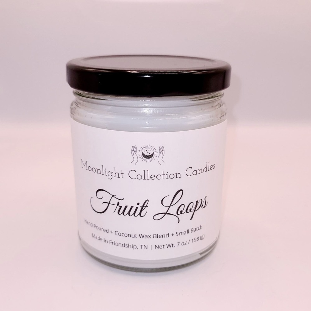 Handmade Fruit Loops Candle